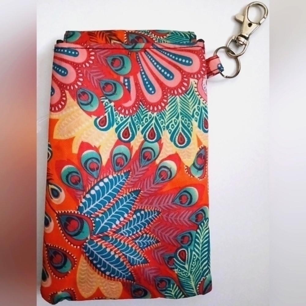Vintage Peacock Pattern Pouch